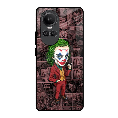 Joker Cartoon Oppo Reno10 Pro 5G Glass Back Cover Online