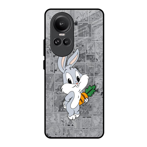 Cute Baby Bunny Oppo Reno10 Pro 5G Glass Back Cover Online