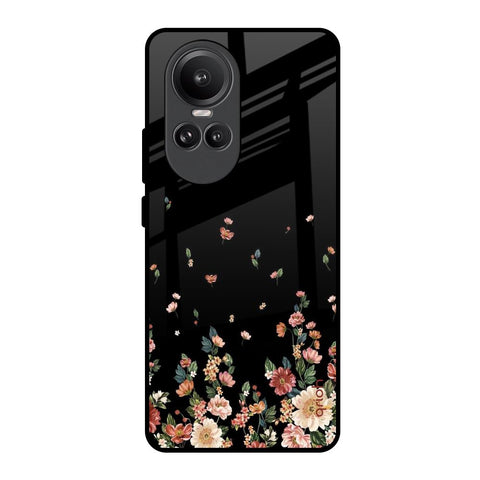 Floating Floral Print Oppo Reno10 Pro 5G Glass Back Cover Online