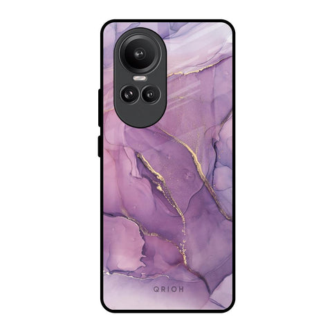 Purple Gold Marble Oppo Reno10 Pro 5G Glass Back Cover Online