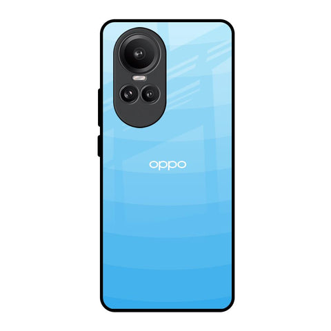 Wavy Blue Pattern Oppo Reno10 Pro 5G Glass Back Cover Online