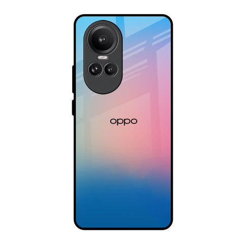 Blue & Pink Ombre Oppo Reno10 Pro 5G Glass Back Cover Online