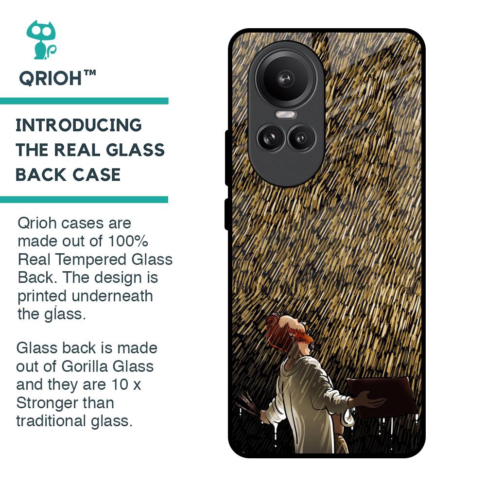 Rain Festival Glass Case for Oppo Reno10 Pro 5G
