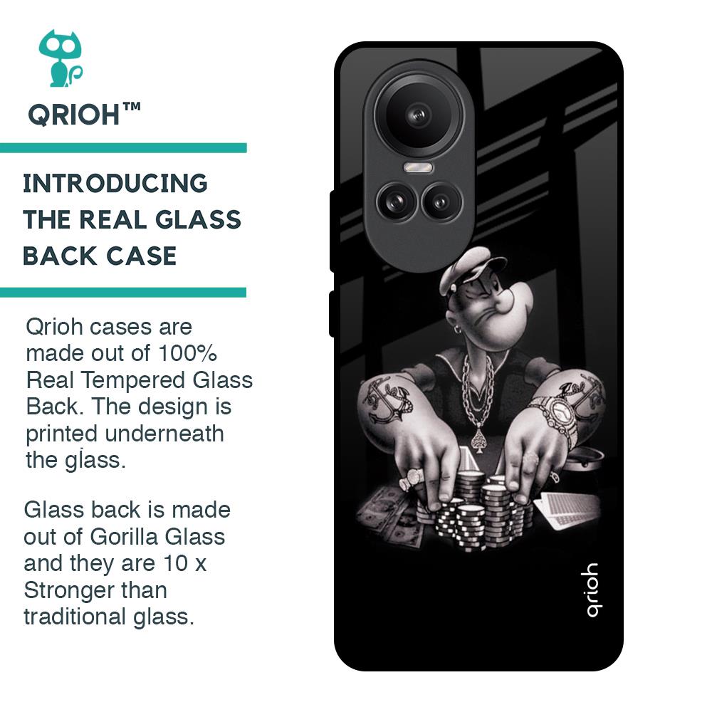Gambling Problem Glass Case For Oppo Reno10 Pro 5G