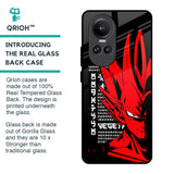 Red Vegeta Glass Case for Oppo Reno10 Pro 5G
