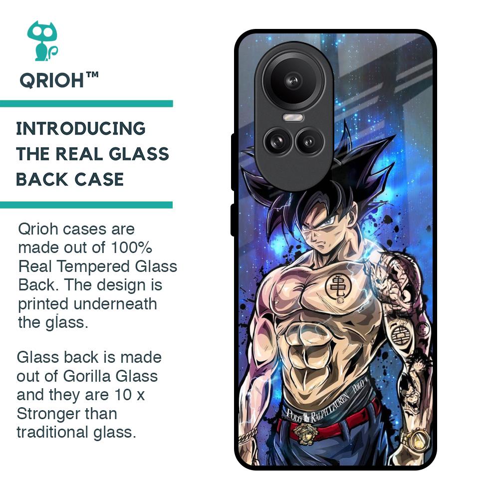 Branded Anime Glass Case for Oppo Reno10 Pro 5G