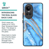 Vibrant Blue Marble Glass Case for Oppo Reno10 Pro 5G