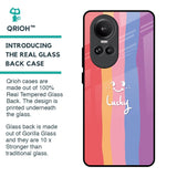 Lucky Abstract Glass Case for Oppo Reno10 Pro 5G