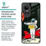 Astronaut on Mars Glass Case for Oppo Reno10 Pro 5G