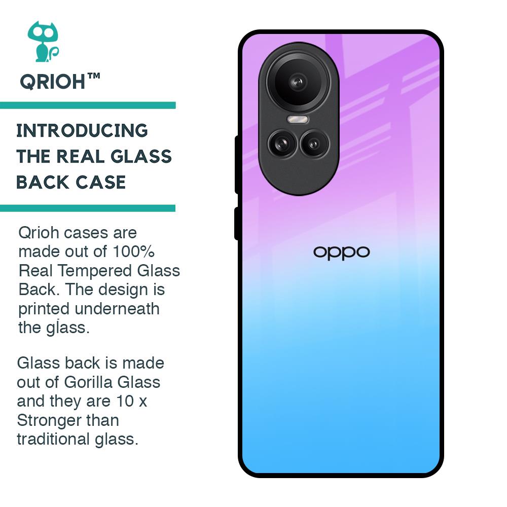 Unicorn Pattern Glass Case for Oppo Reno10 Pro 5G