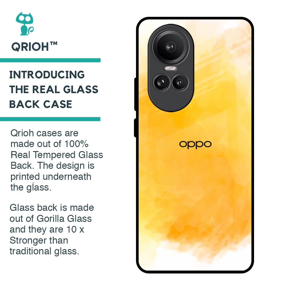 Rustic Orange Glass Case for Oppo Reno10 Pro 5G