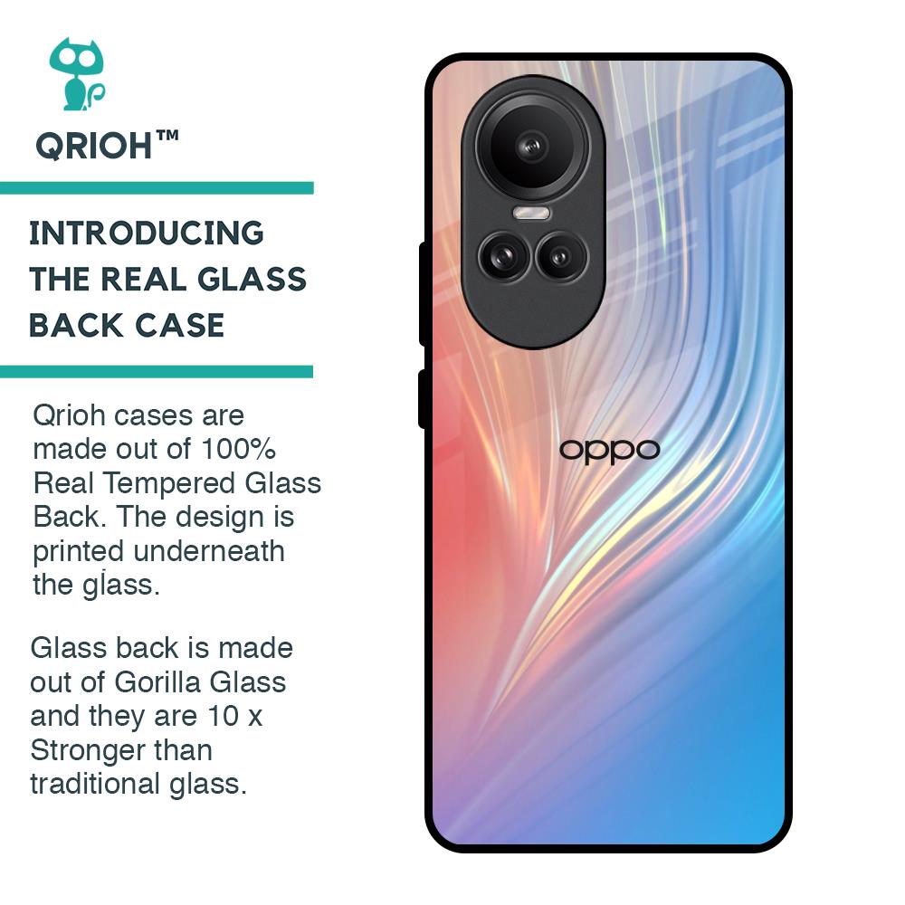 Mystic Aurora Glass Case for Oppo Reno10 Pro 5G