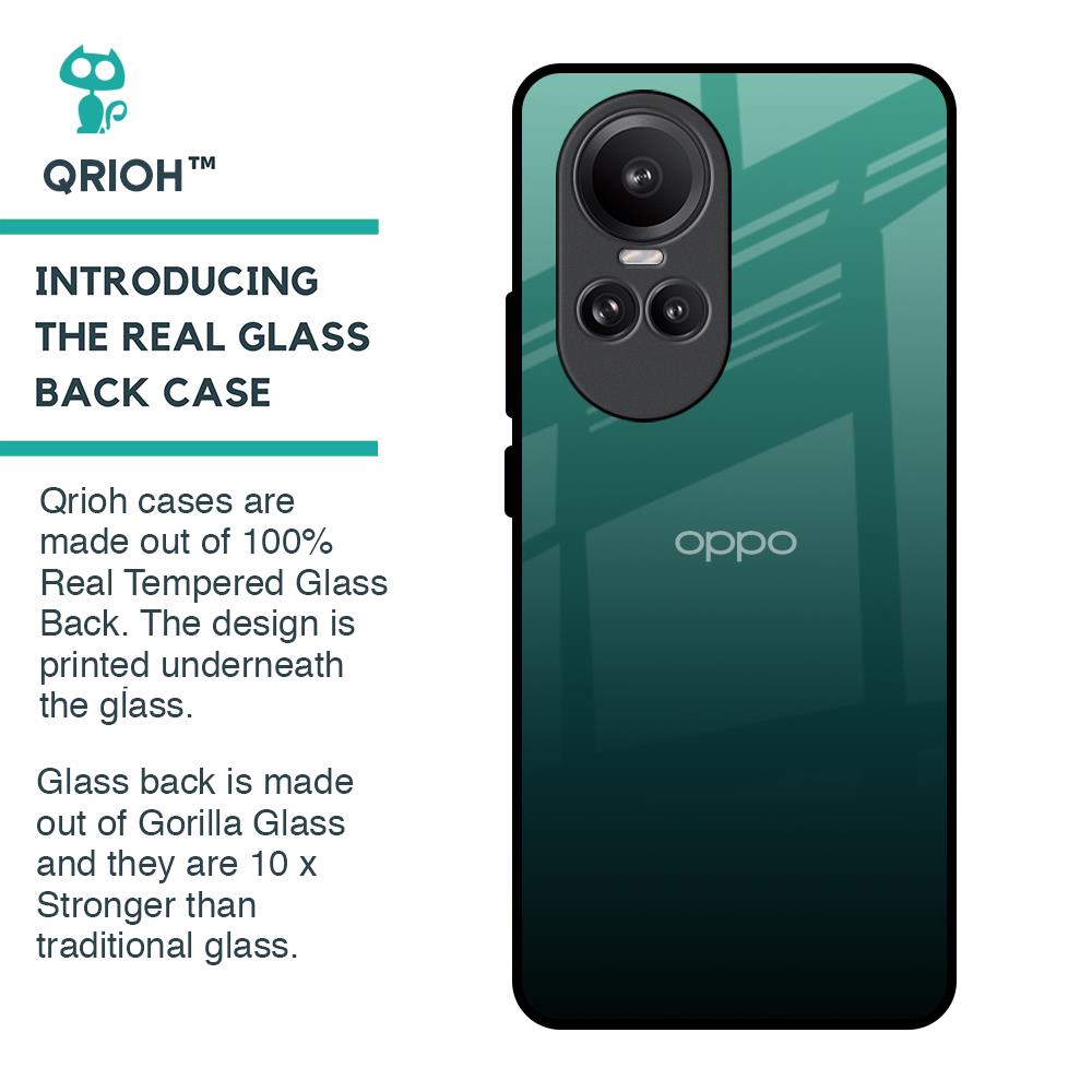 Palm Green Glass Case For Oppo Reno10 Pro 5G