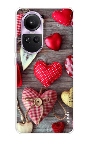 Valentine Hearts Oppo Reno10 Pro 5G Back Cover