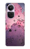 Space Doodles Art Oppo Reno10 Pro 5G Back Cover
