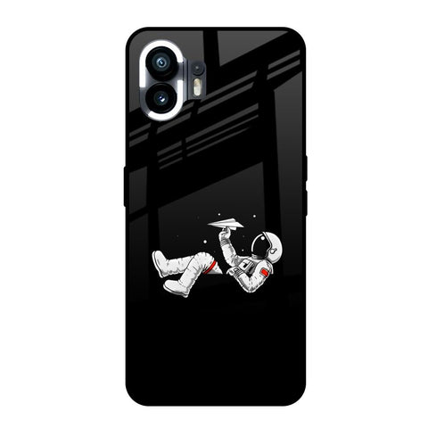 Space Traveller Nothing Phone 2 Glass Back Cover Online