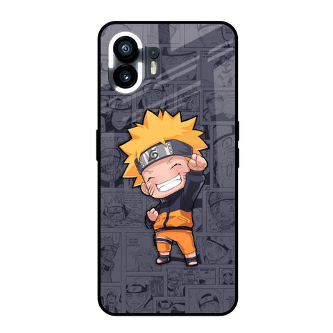 Orange Chubby Nothing Phone 2 Glass Back Cover Online