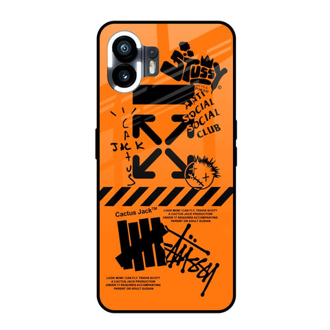 Anti Social Club Nothing Phone 2 Glass Back Cover Online