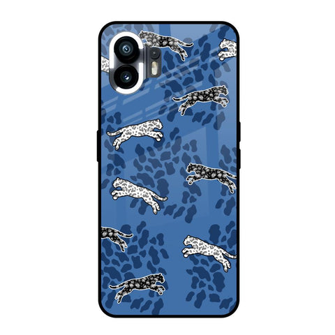 Blue Cheetah Nothing Phone 2 Glass Back Cover Online