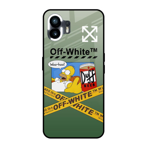 Duff Beer Nothing Phone 2 Glass Back Cover Online