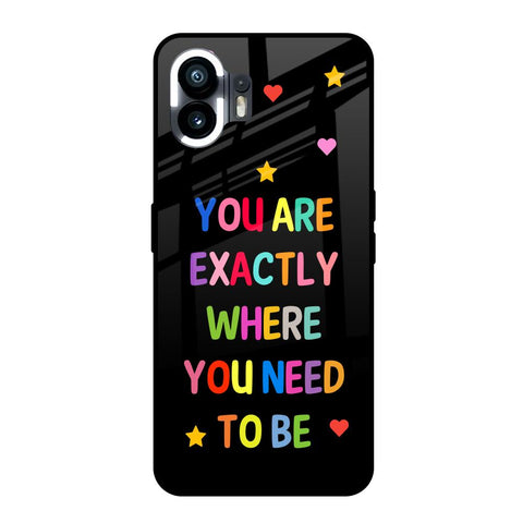Magical Words Nothing Phone 2 Glass Back Cover Online