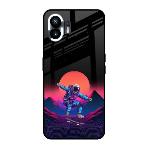 Retro Astronaut Nothing Phone 2 Glass Back Cover Online