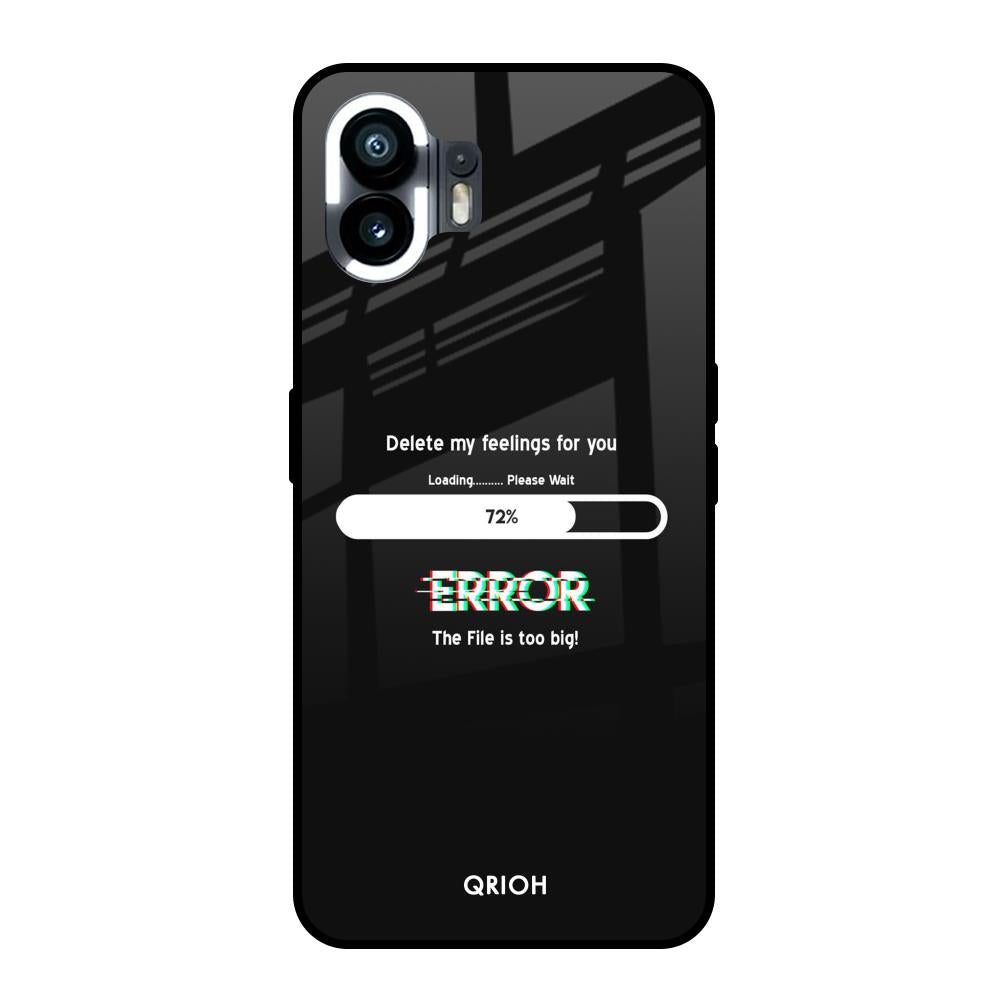 Error Nothing Phone 2 Glass Back Cover Online