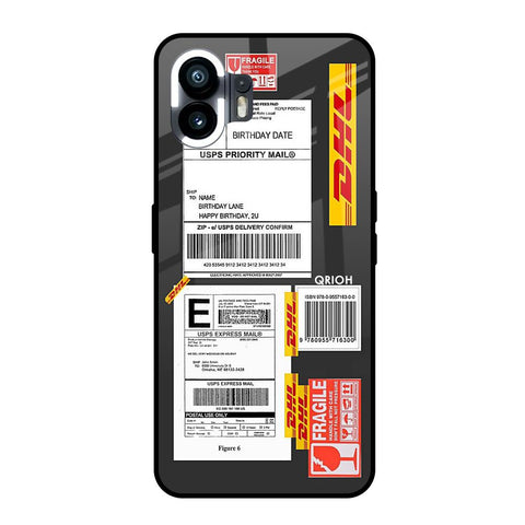 Cool Barcode Label Nothing Phone 2 Glass Back Cover Online
