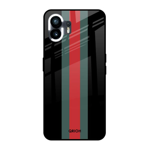 Vertical Stripes Nothing Phone 2 Glass Back Cover Online
