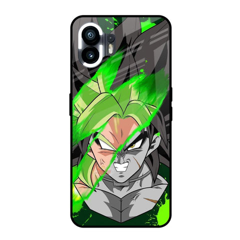 Anime Green Splash Nothing Phone 2 Glass Back Cover Online