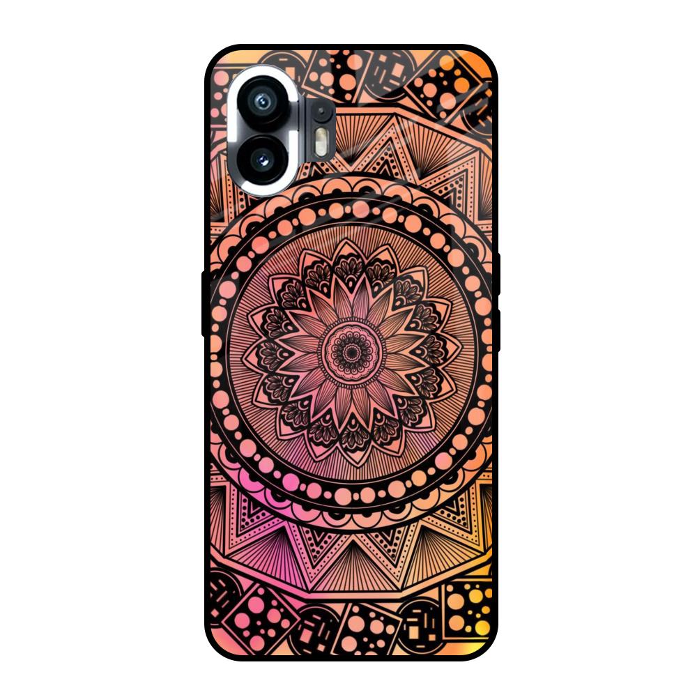 Floral Mandala Nothing Phone 2 Glass Back Cover Online