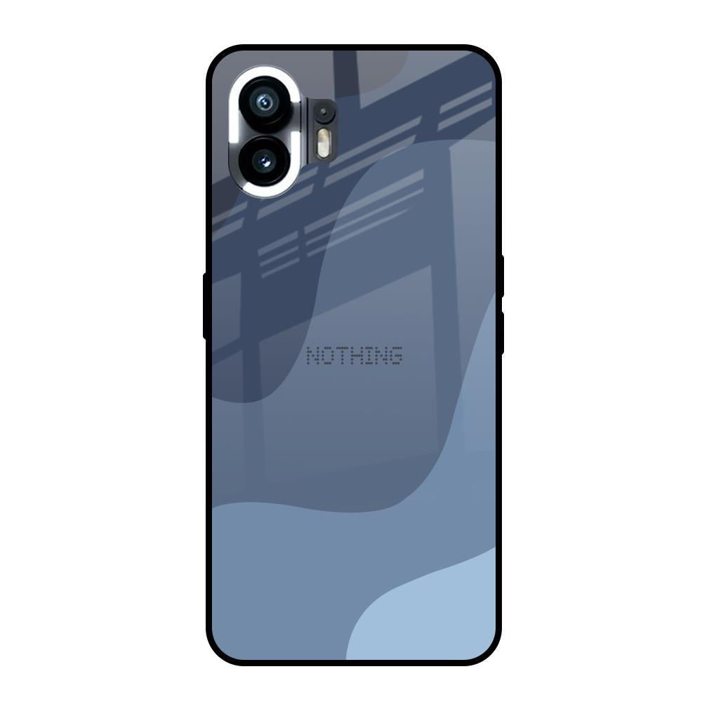 Navy Blue Ombre Nothing Phone 2 Glass Back Cover Online