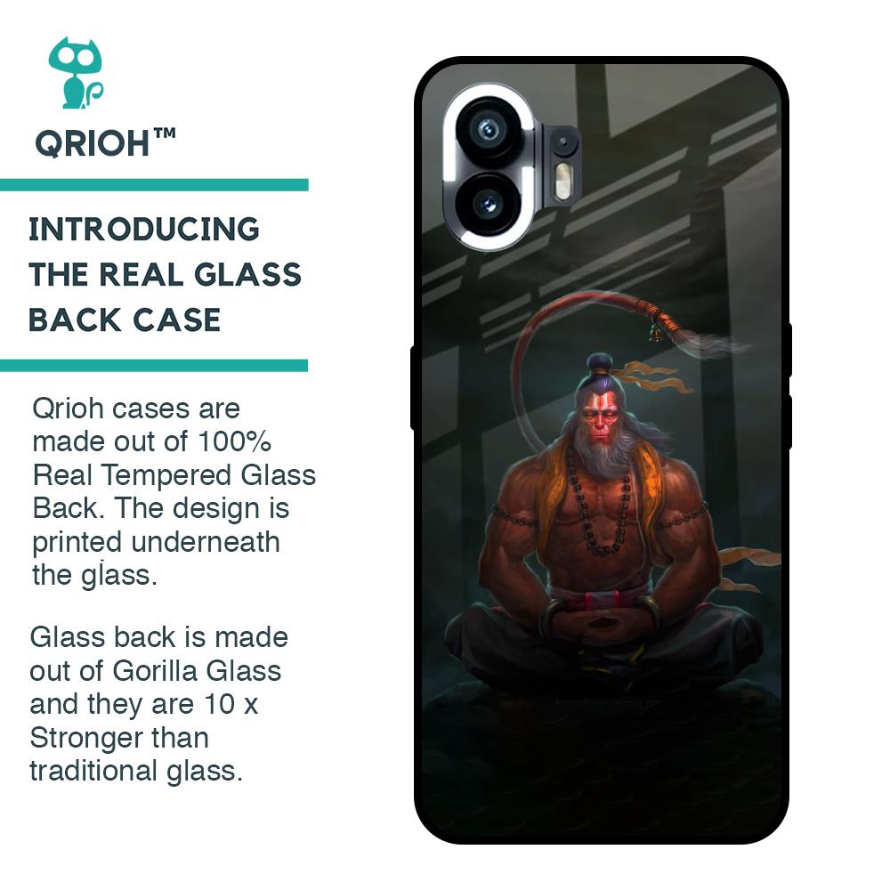 Lord Hanuman Animated Glass Case for Nothing Phone 2
