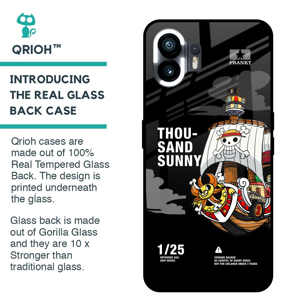 Thousand Sunny Glass Case for Nothing Phone 2