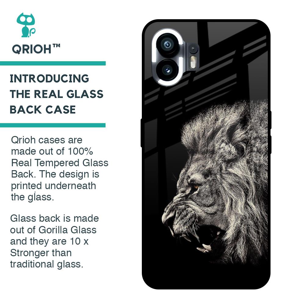 Brave Lion Glass case for Nothing Phone 2