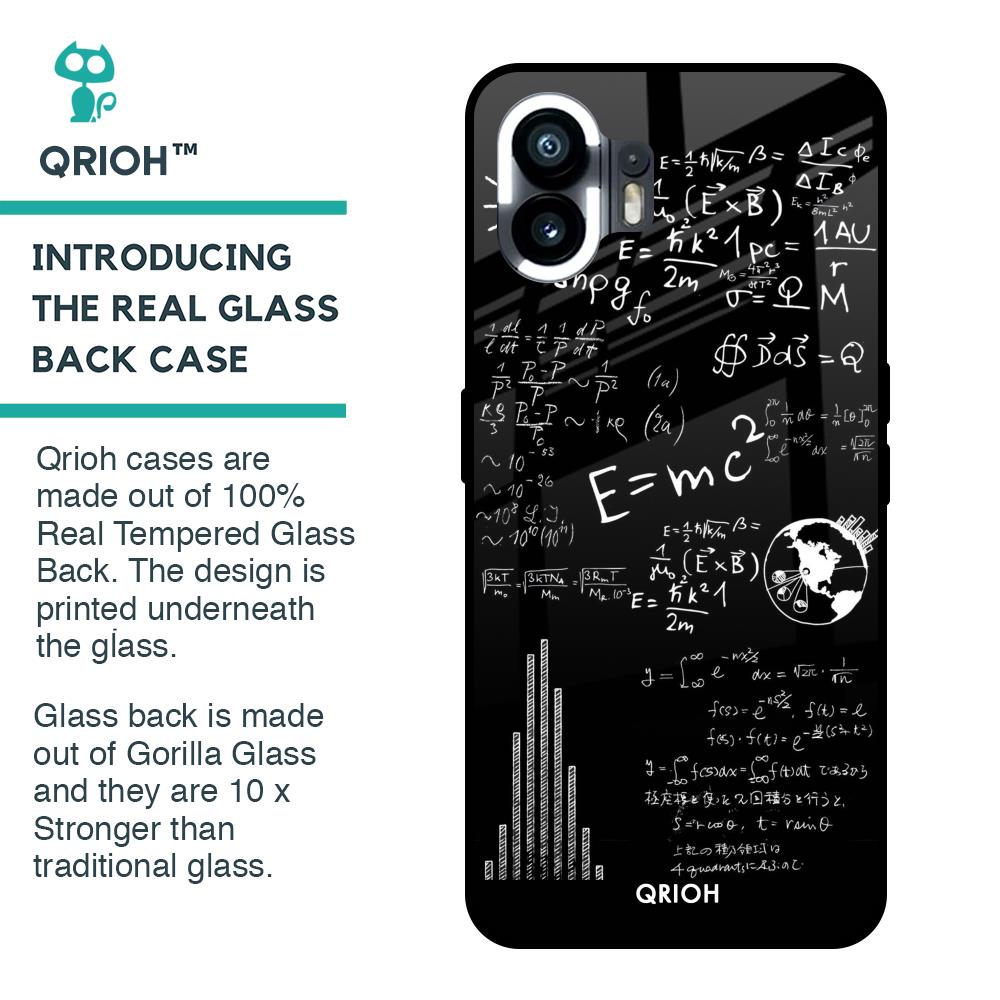 Funny Math Glass Case for Nothing Phone 2