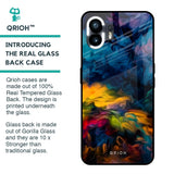 Multicolor Oil Painting Glass Case for Nothing Phone 2