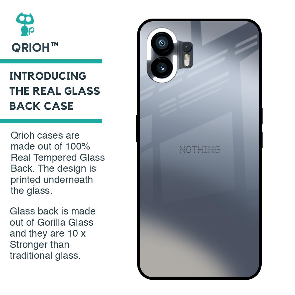 Space Grey Gradient Glass Case for Nothing Phone 2