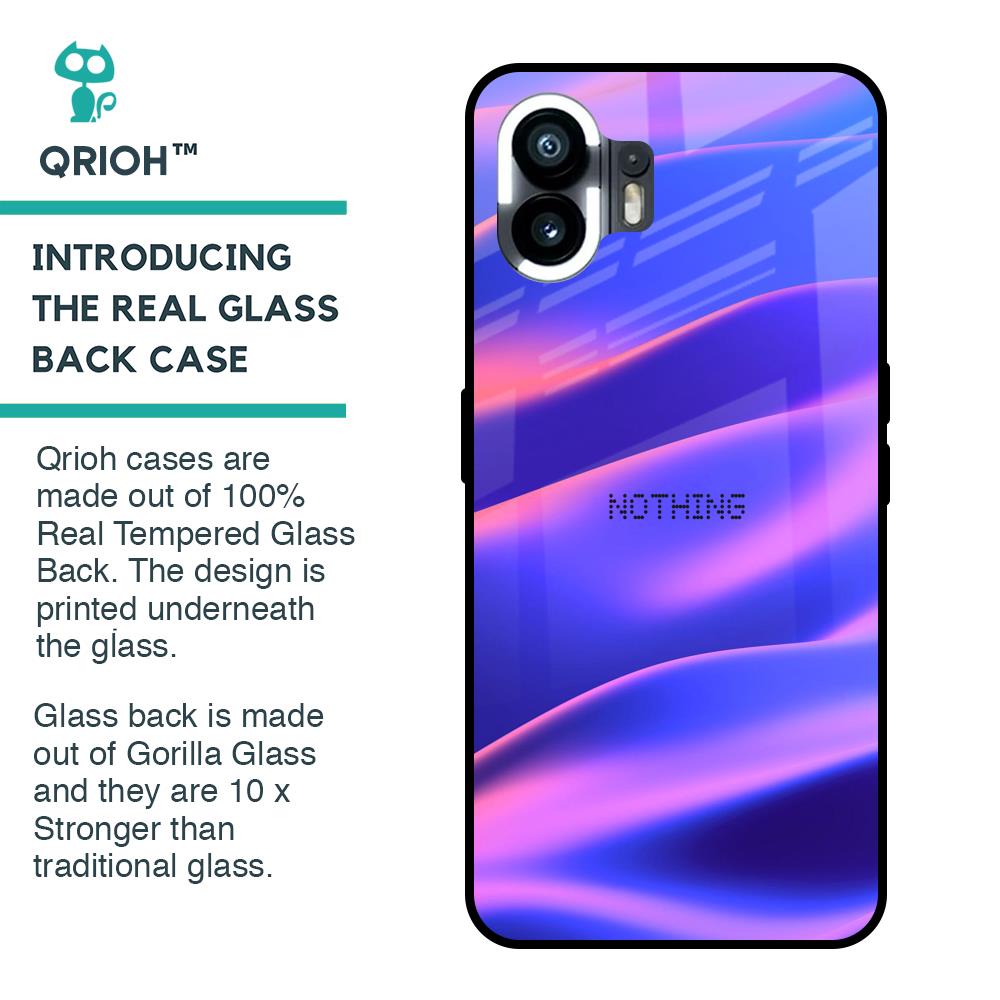 Colorful Dunes Glass Case for Nothing Phone 2