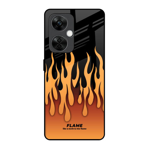 Fire Flame OnePlus Nord CE 3 5G Glass Back Cover Online