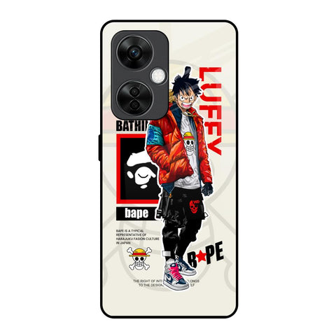Bape Luffy OnePlus Nord CE 3 5G Glass Back Cover Online
