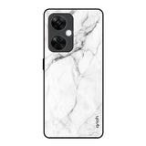 Modern White Marble OnePlus Nord CE 3 5G Glass Back Cover Online