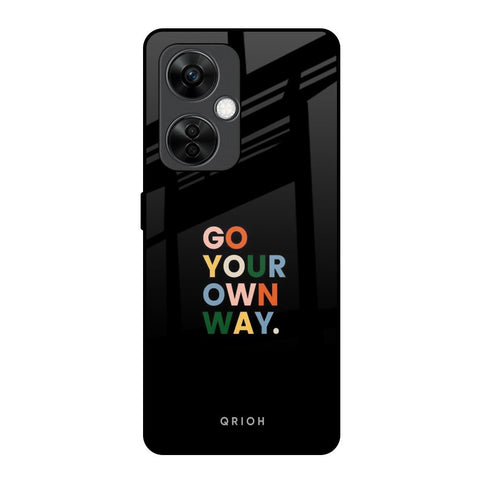 Go Your Own Way OnePlus Nord CE 3 5G Glass Back Cover Online