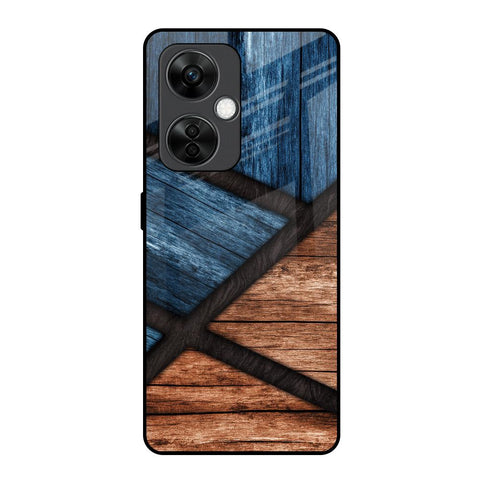 Wooden Tiles OnePlus Nord CE 3 5G Glass Back Cover Online