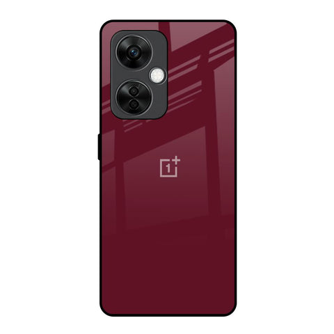 Classic Burgundy OnePlus Nord CE 3 5G Glass Back Cover Online