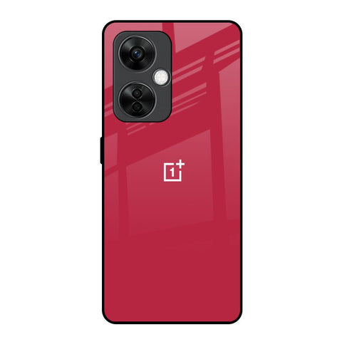 Solo Maroon OnePlus Nord CE 3 5G Glass Back Cover Online