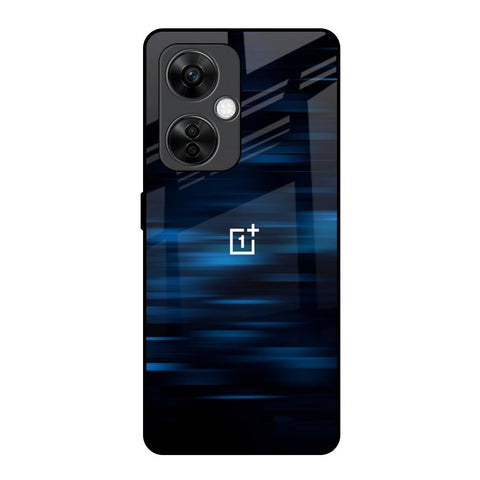 Blue Rough Abstract OnePlus Nord CE 3 5G Glass Back Cover Online