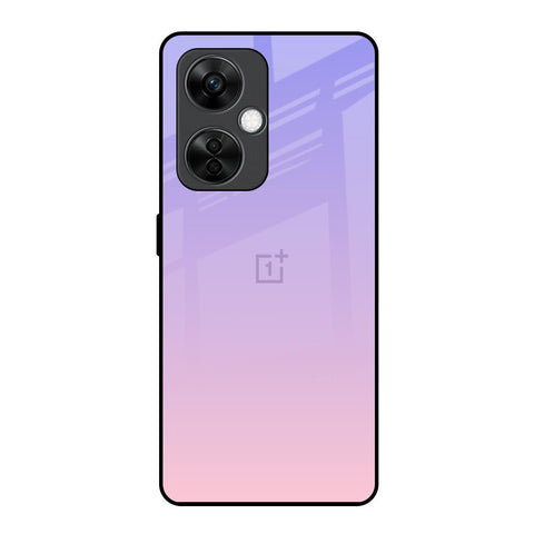 Lavender Gradient OnePlus Nord CE 3 5G Glass Back Cover Online