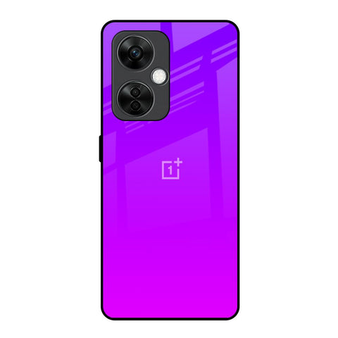 Purple Pink OnePlus Nord CE 3 5G Glass Back Cover Online