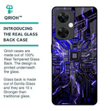 Techno Color Pattern Glass Case For OnePlus Nord CE 3 5G